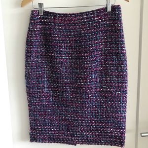 J Crew Tweed Pencil Skirt